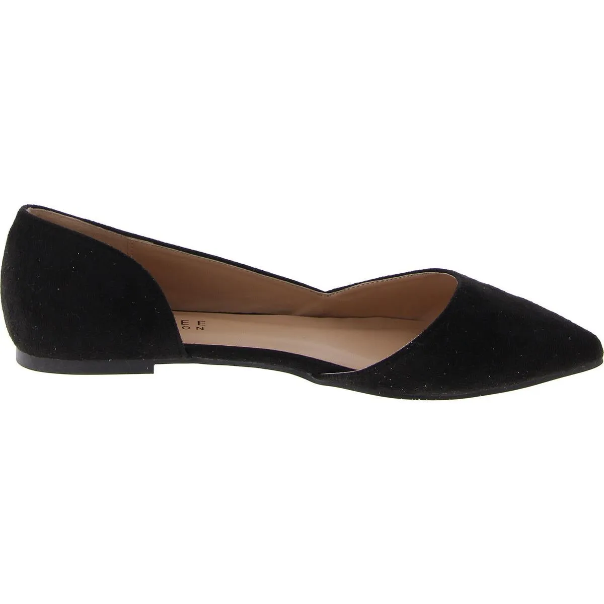 Womens Pointed Toe Open Side D'Orsay