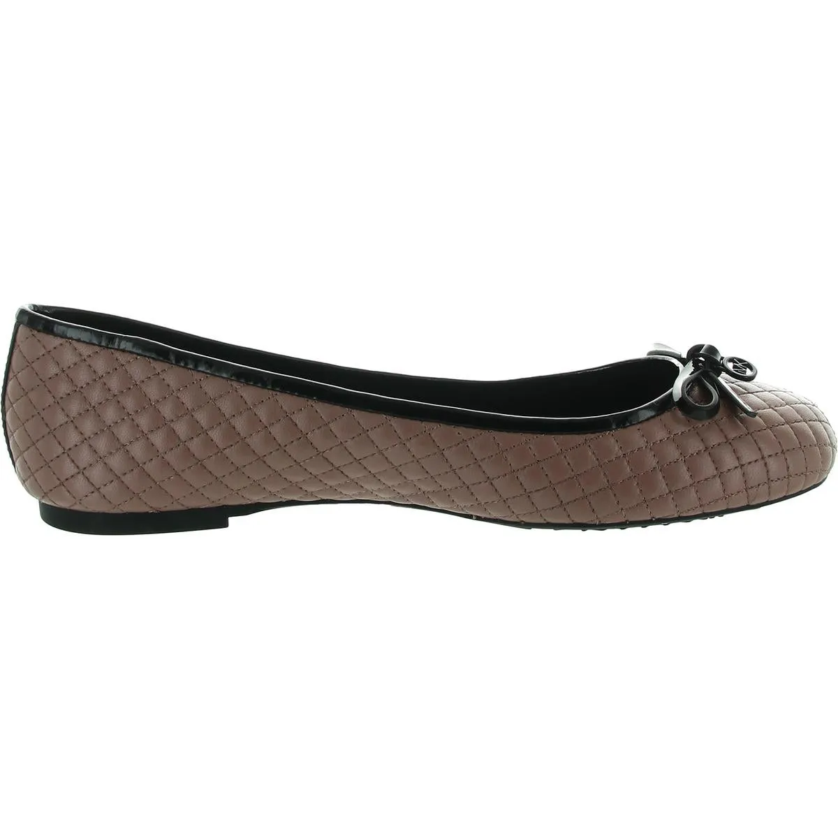 Womens Quilted Leather Flat Shoes
