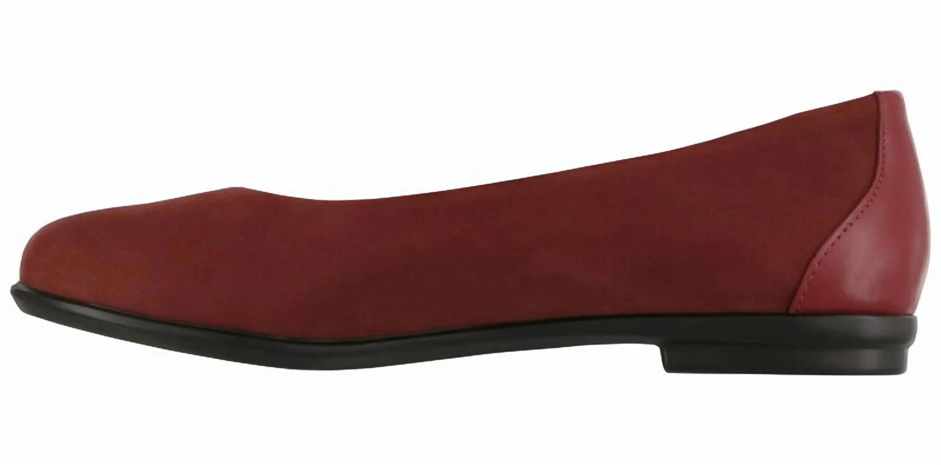 Women's Scenic Ballet Flat Shoes Medium In Scarlett Red