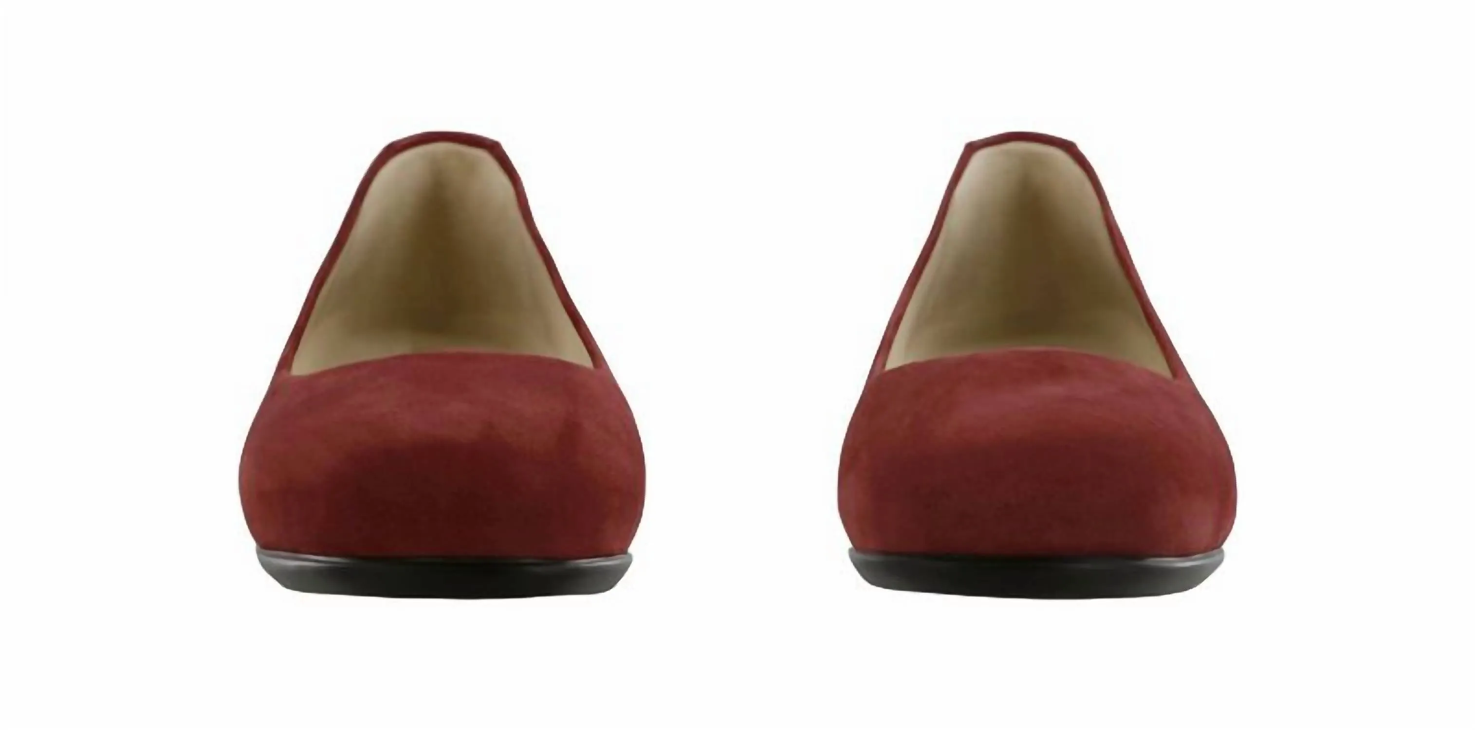 Women's Scenic Ballet Flat Shoes Medium In Scarlett Red