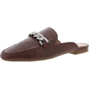 Womens Snake Print Man Made Mules