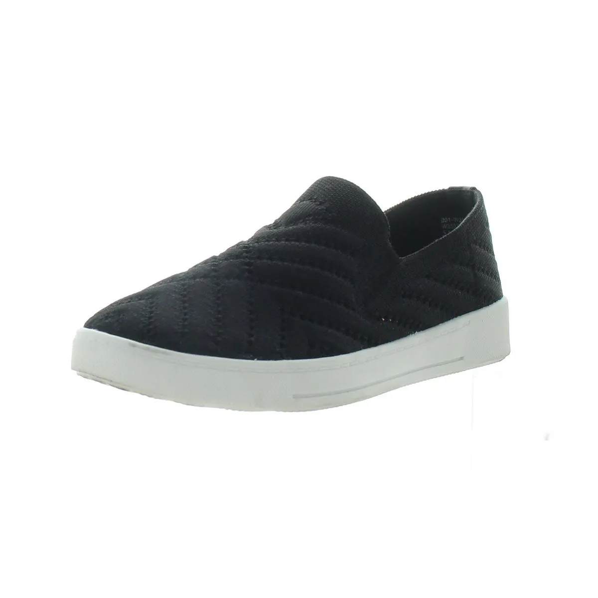Womens Solid Canvas Slip-On Sneakers