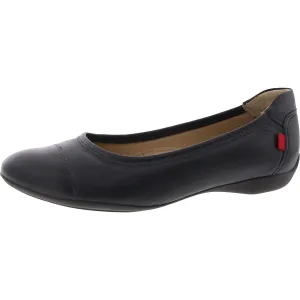 Womens Solid Leather Flat Shoes