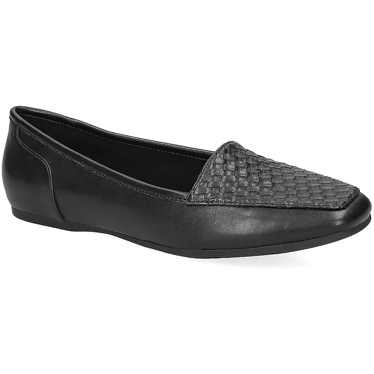 Womens Solid Man Made Flat Shoes