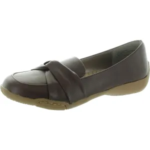 Womens Solid Man Made Flat Shoes