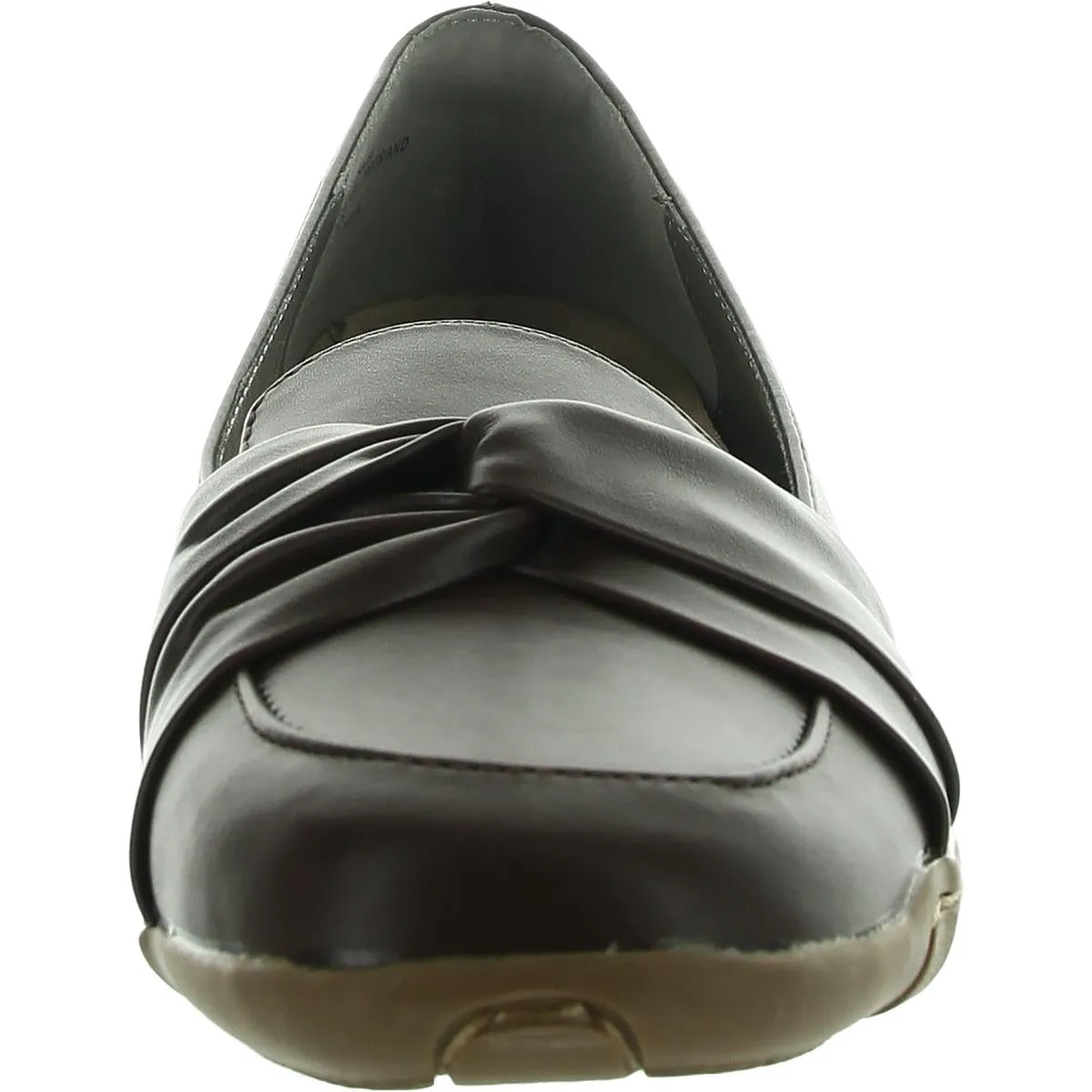 Womens Solid Man Made Flat Shoes