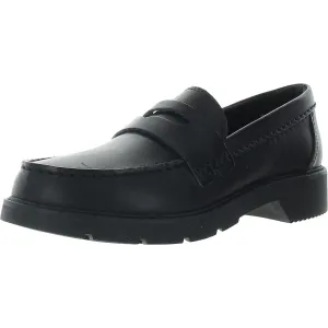 Womens Solid Man Made Loafers