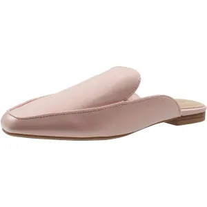 Womens Solid Man Made Mules