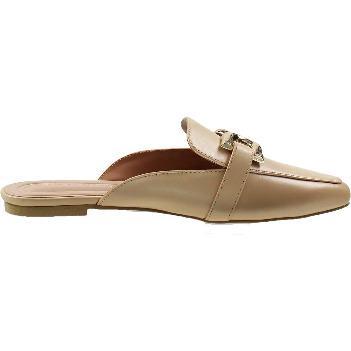Womens Solid Manmade Mules