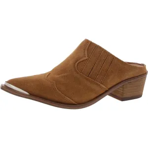 Womens Solid Mules
