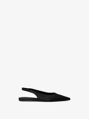 Women's Spike Slingback Flats In Black