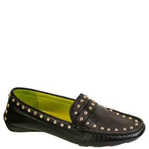 Women's Studded Loafer In Black