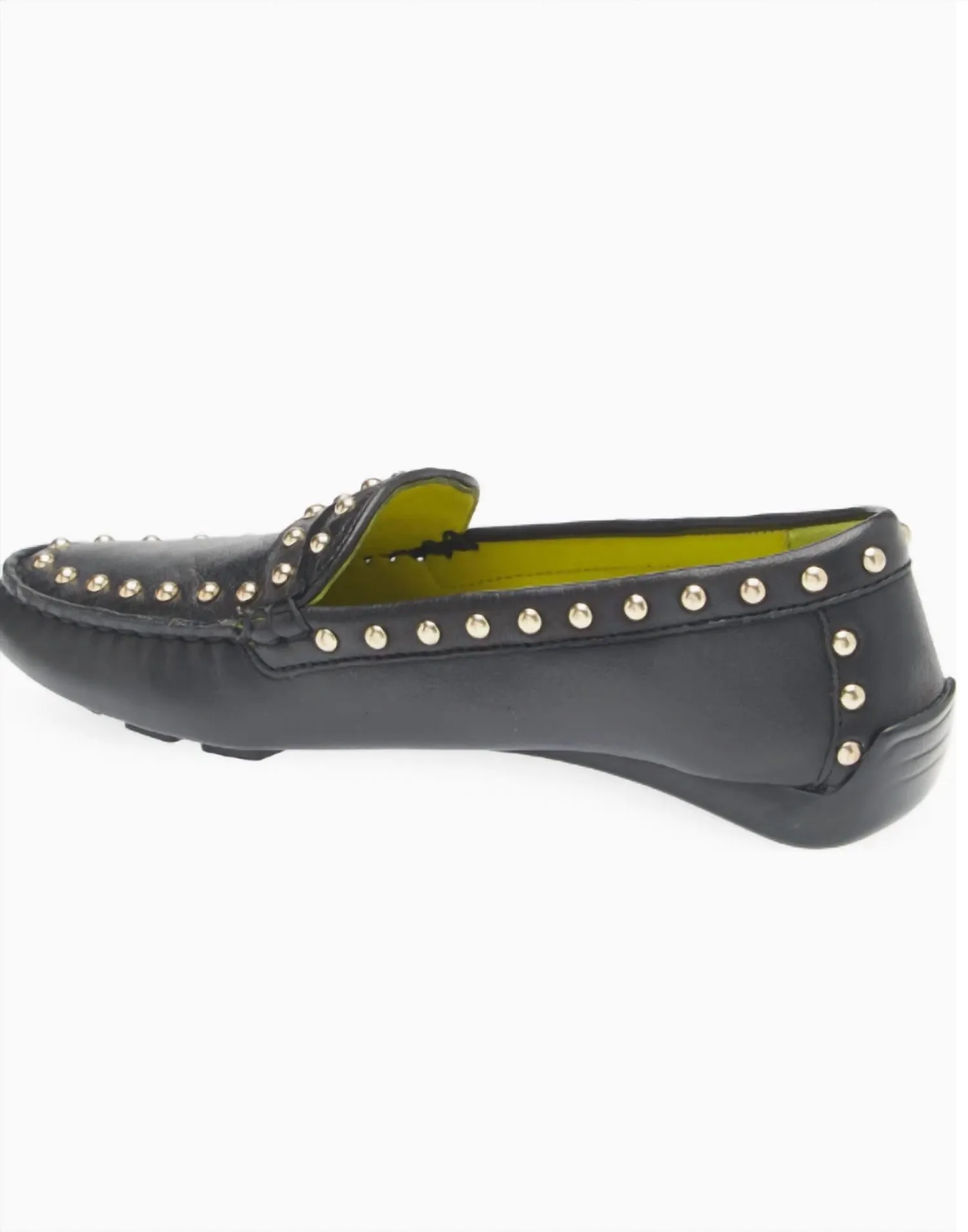 Women's Studded Loafer In Black