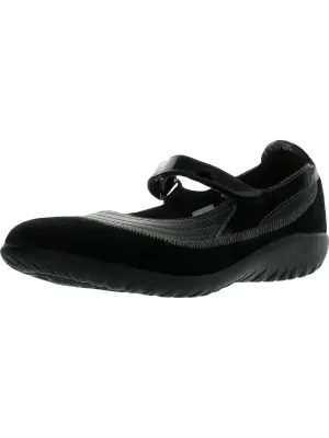 Womens Suede Casual Mary Janes