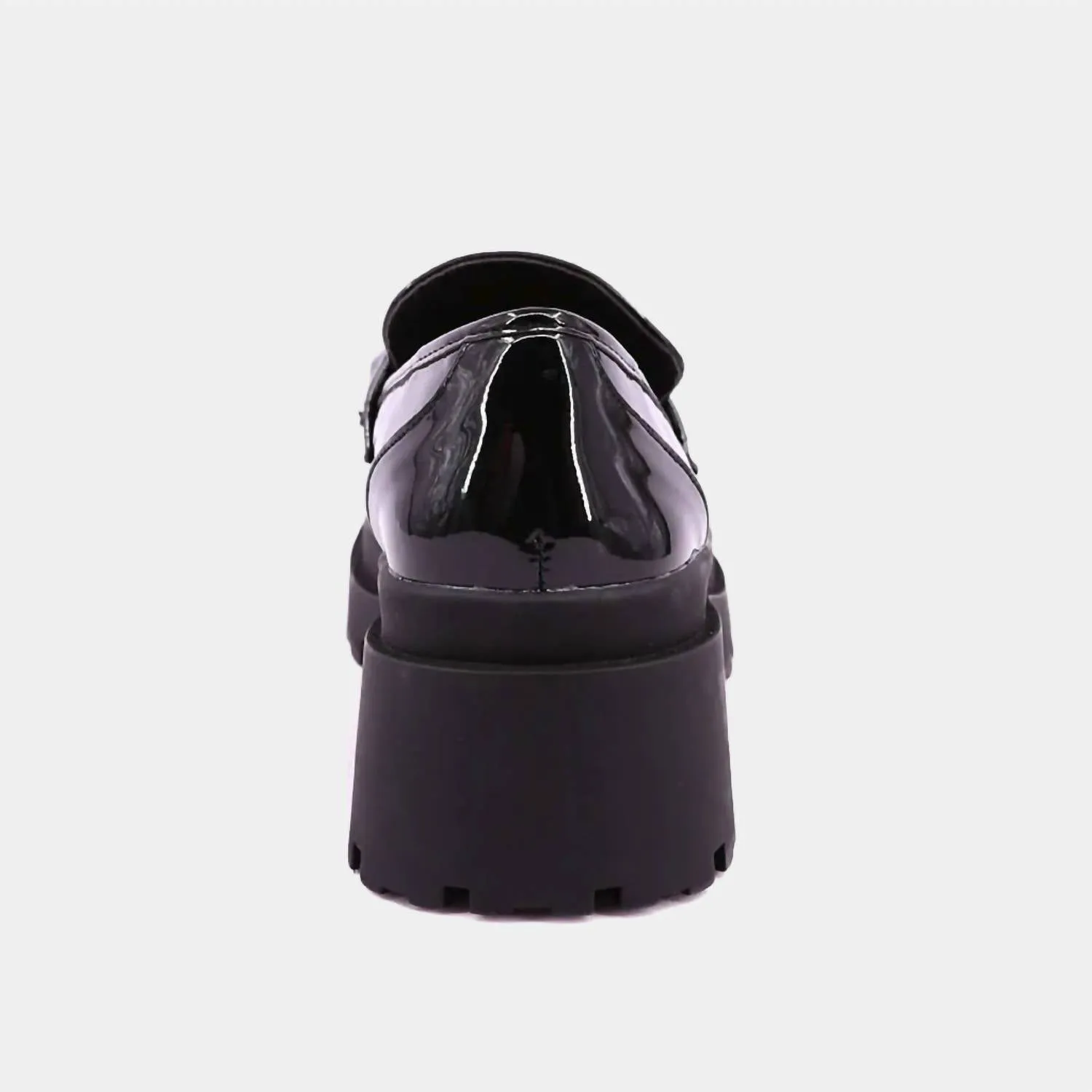Women's Talitha Patent Leather Platform Loafer In Black