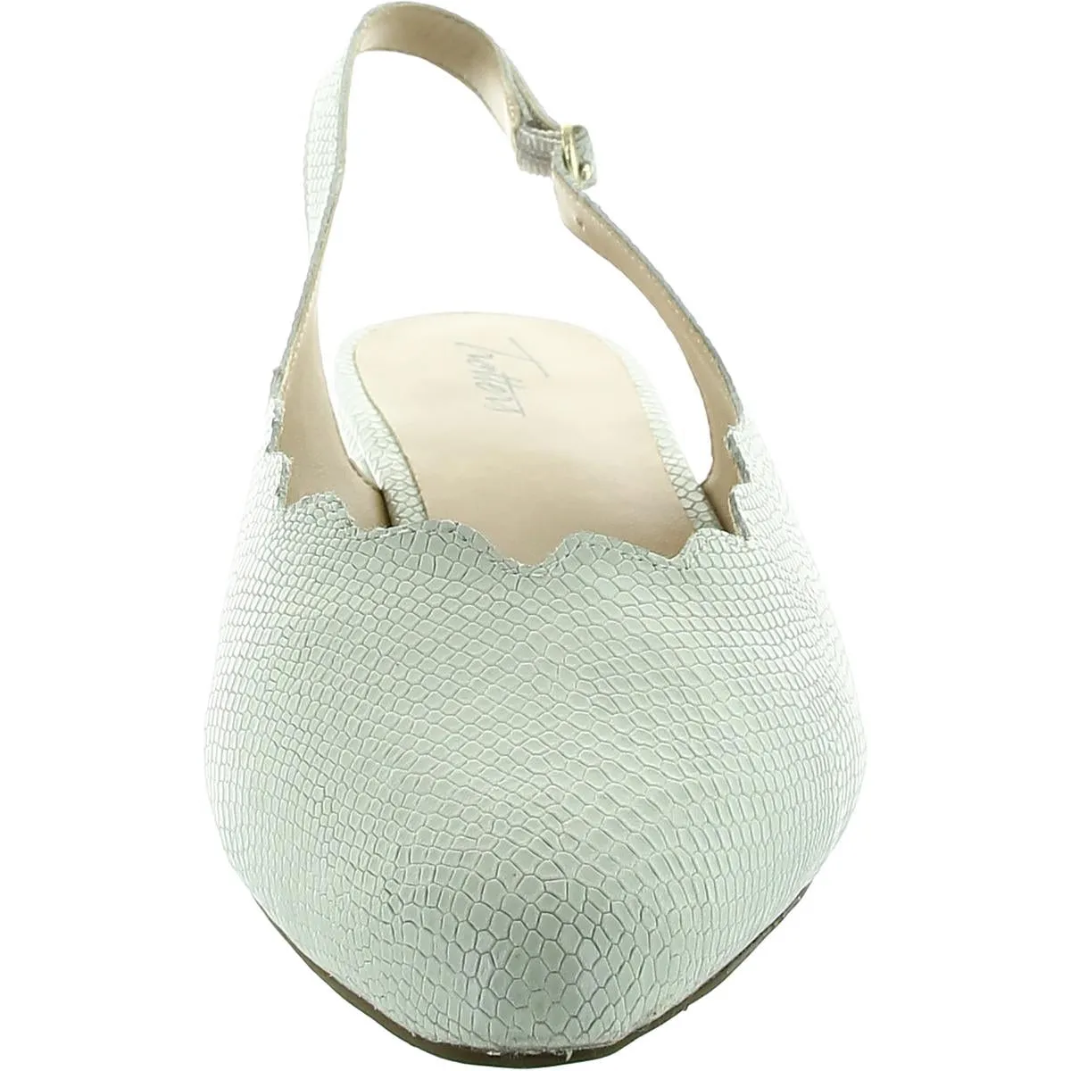 Womens Textured Slingbacks