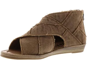 Women's Twill Sandal In Earth Dye Wash Twill