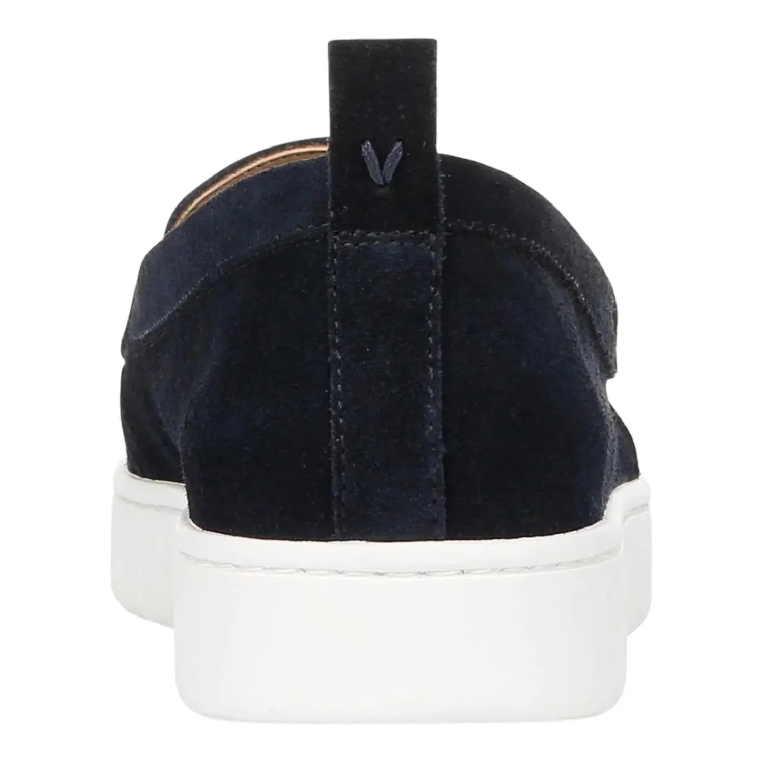 Women's Uptown Penny Loafers In Navy Suede / White