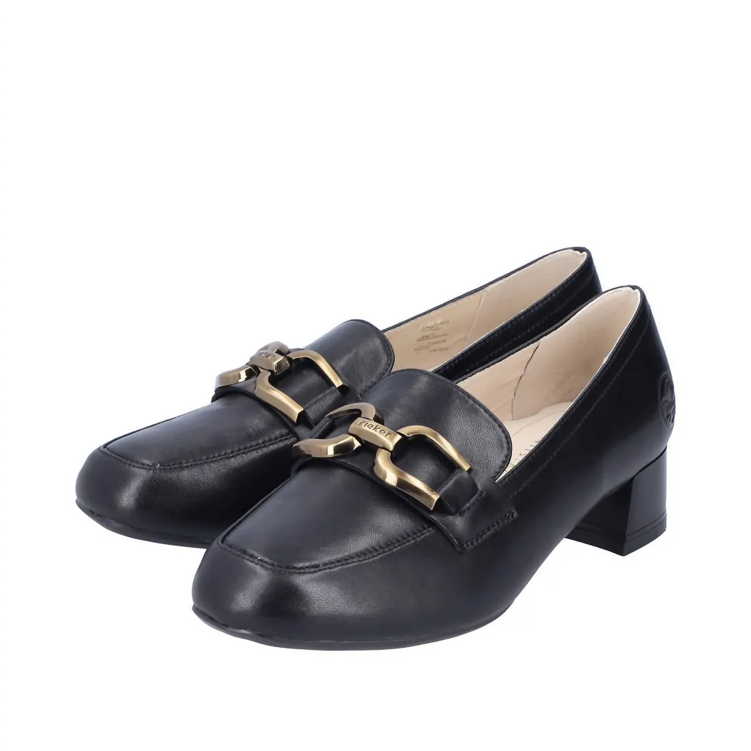 Women's Violet 52 Heeled Loafer In Black