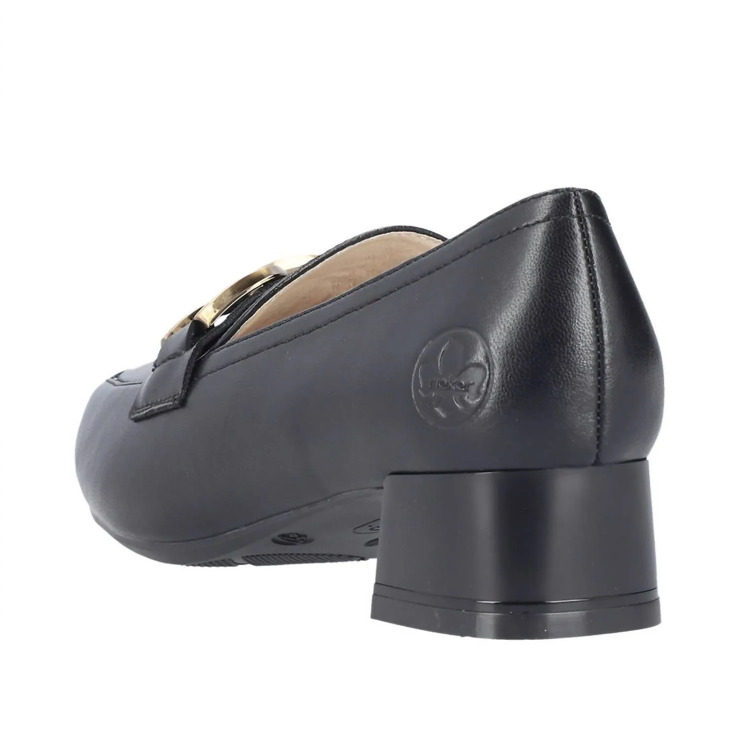 Women's Violet 52 Heeled Loafer In Black