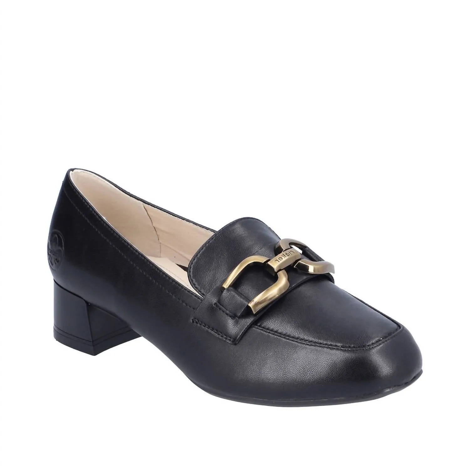 Women's Violet 52 Heeled Loafer In Black