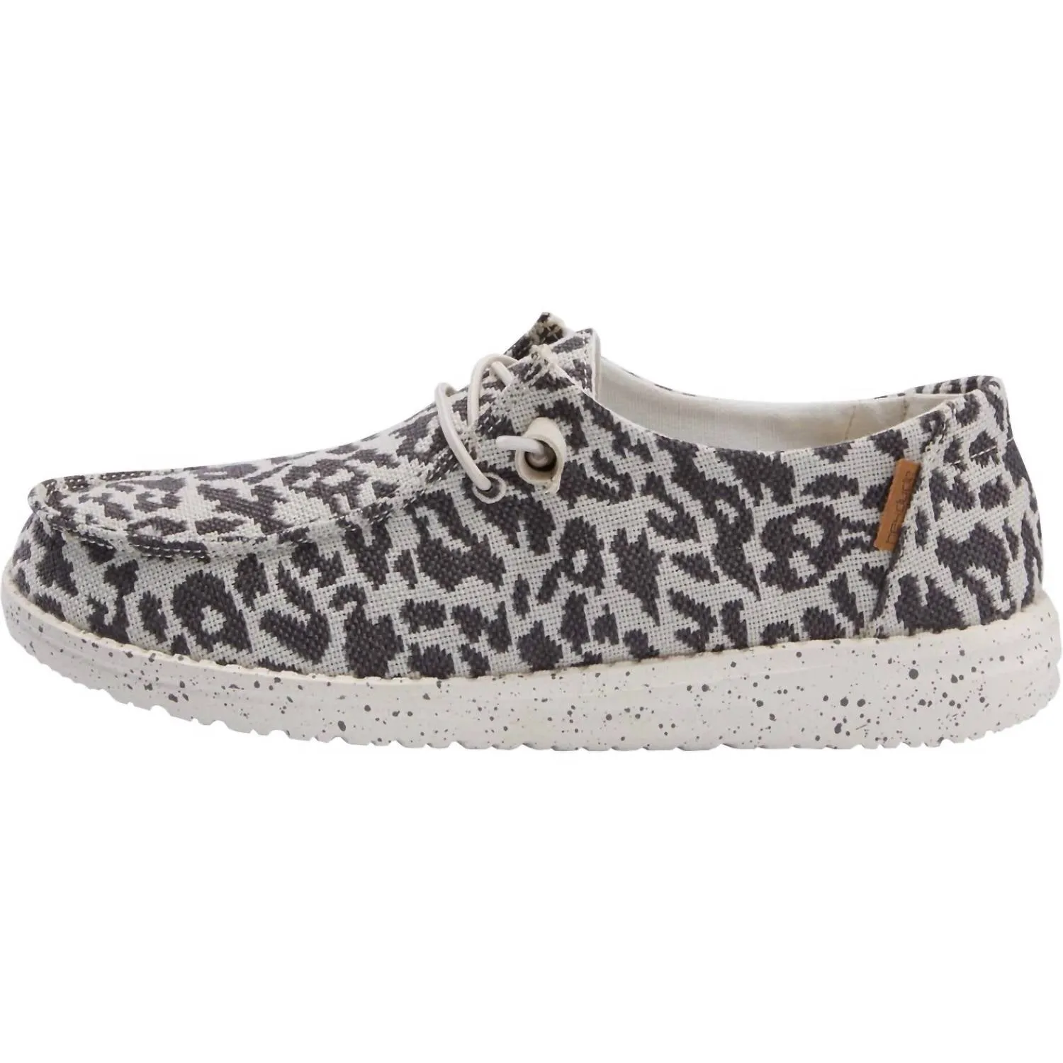 Women's Wendy Woven Slip On Shoes In Cheetah Grey