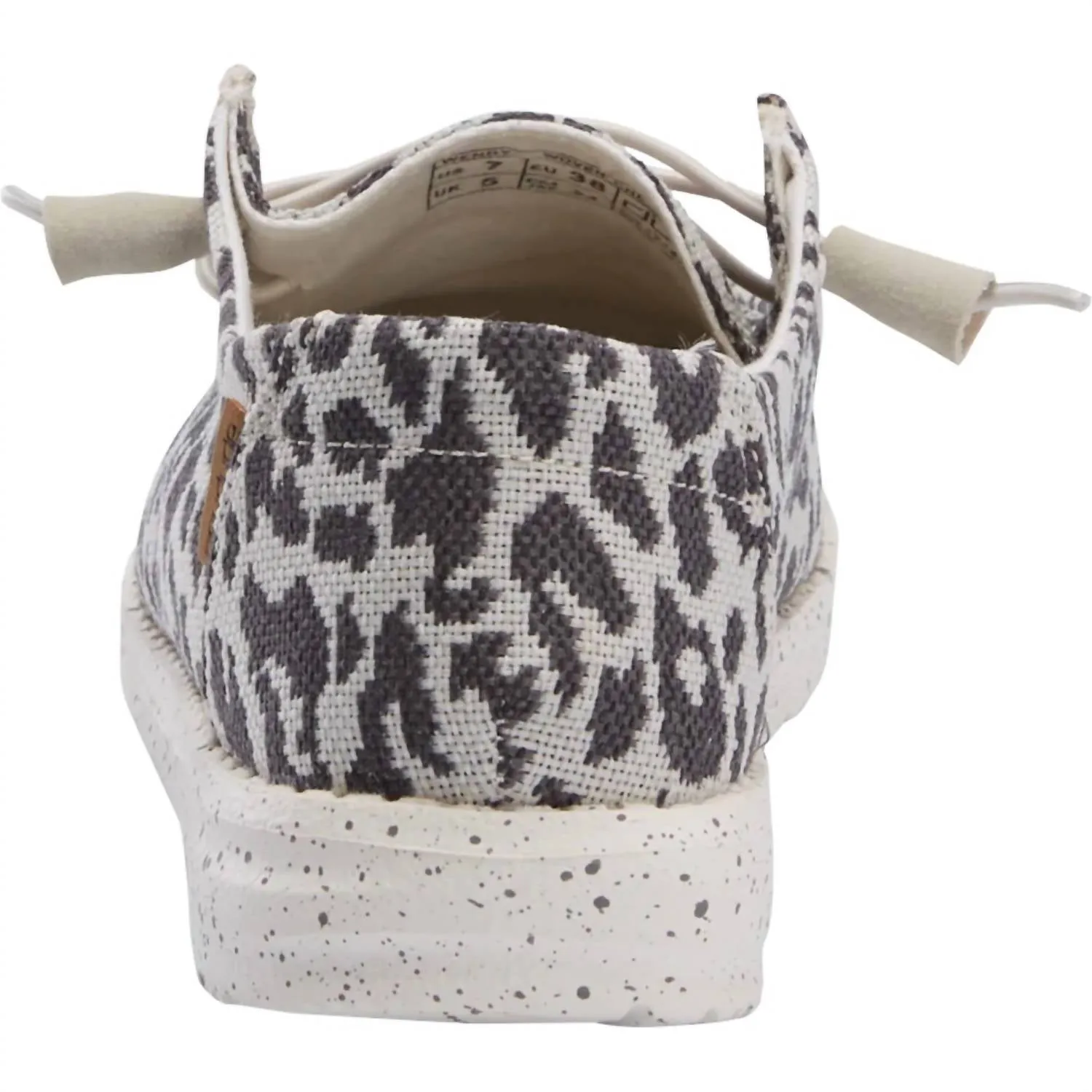 Women's Wendy Woven Slip On Shoes In Cheetah Grey