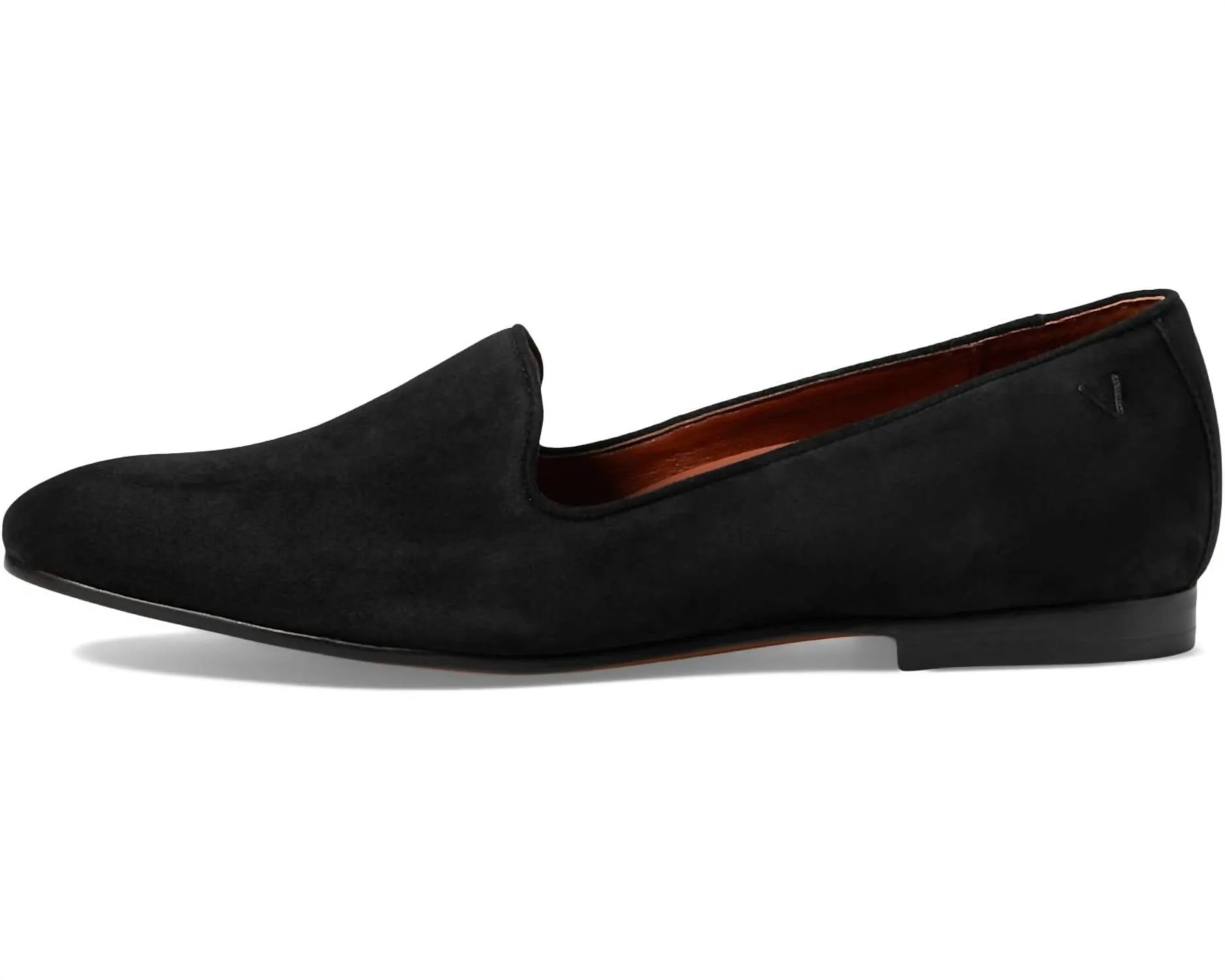 Women's Willa Slip On Flat In Black Suede