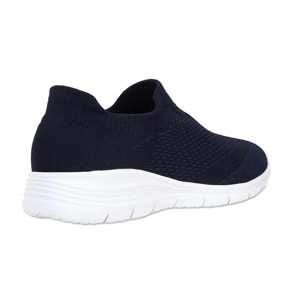Woods Sneaker in Navy Fabric