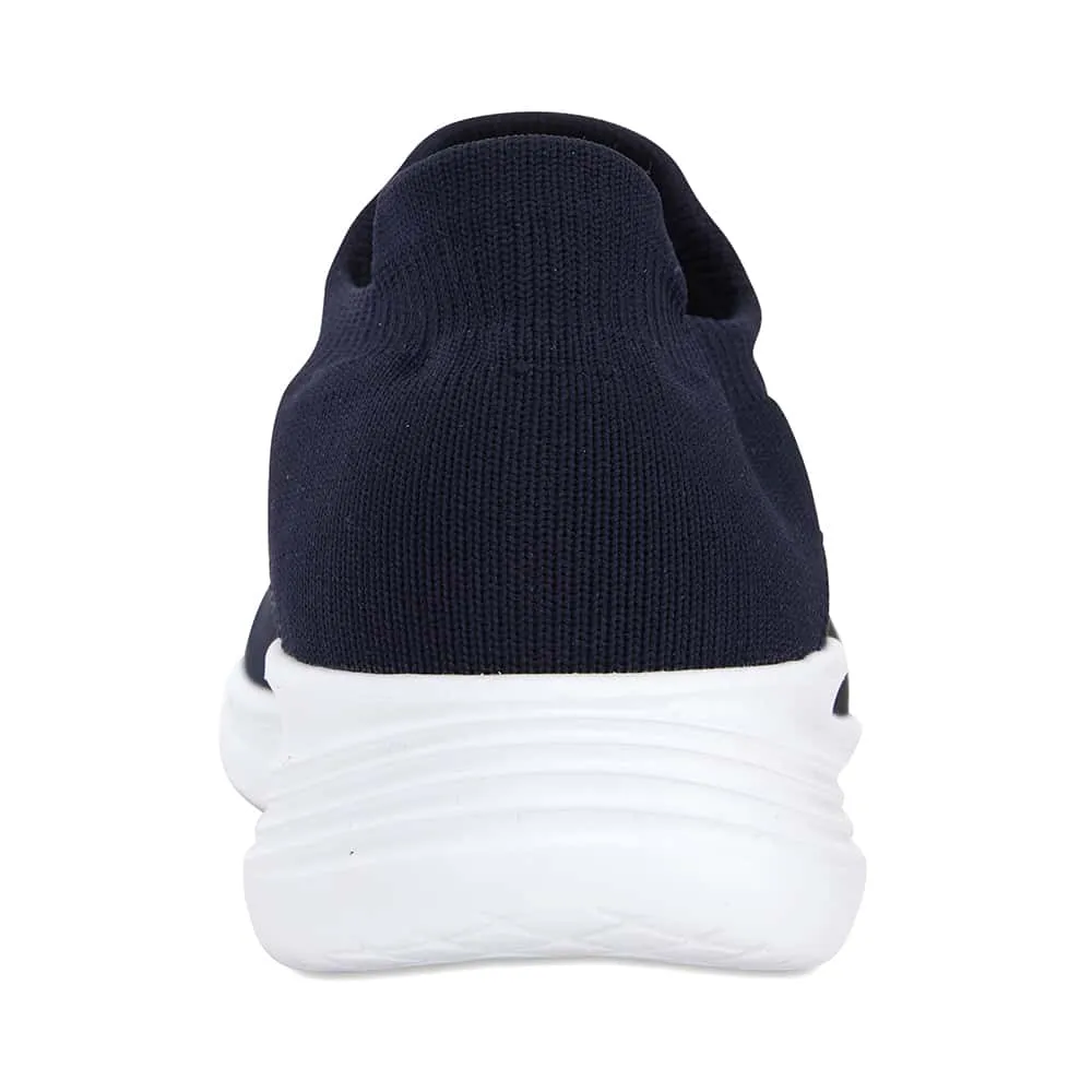 Woods Sneaker in Navy Fabric