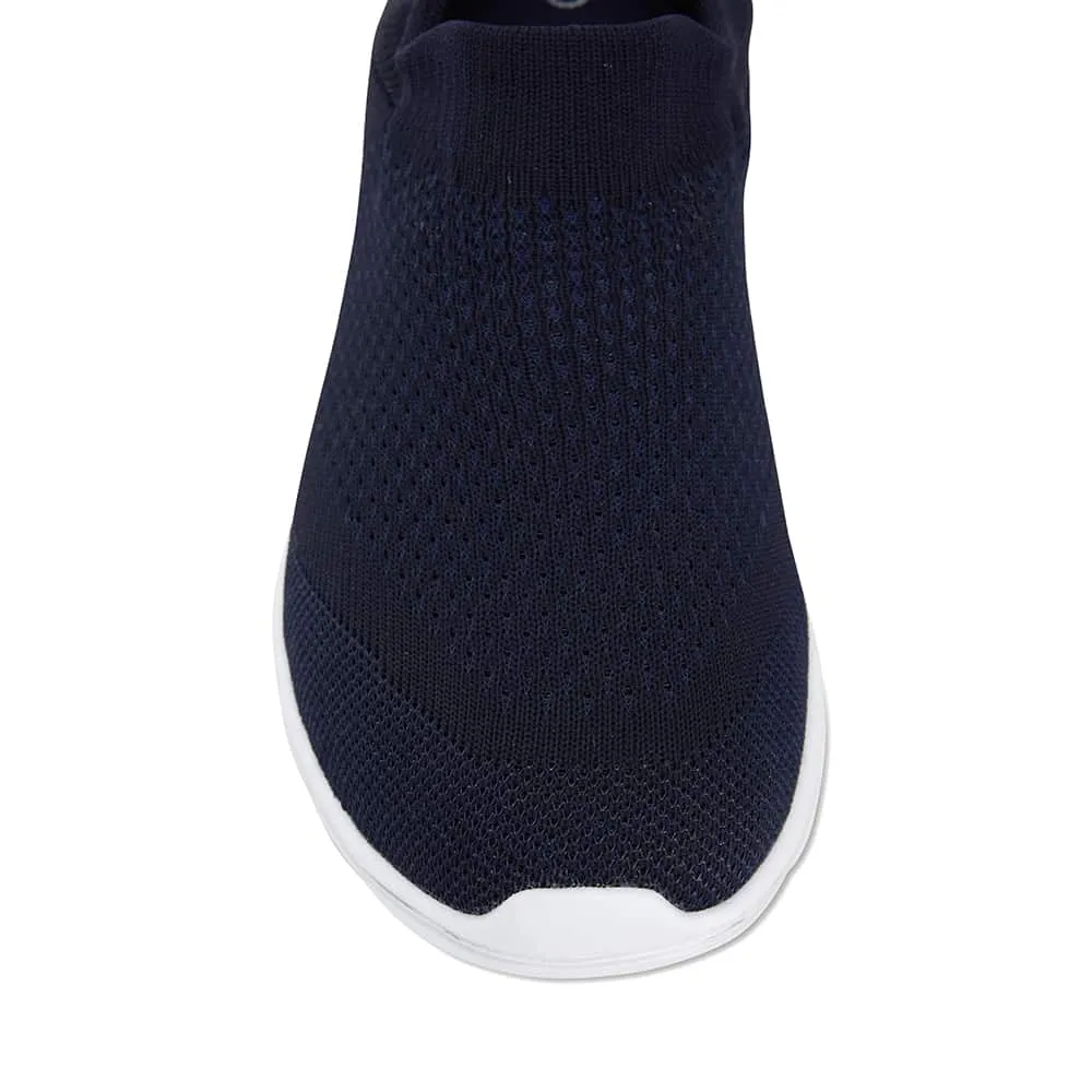 Woods Sneaker in Navy Fabric
