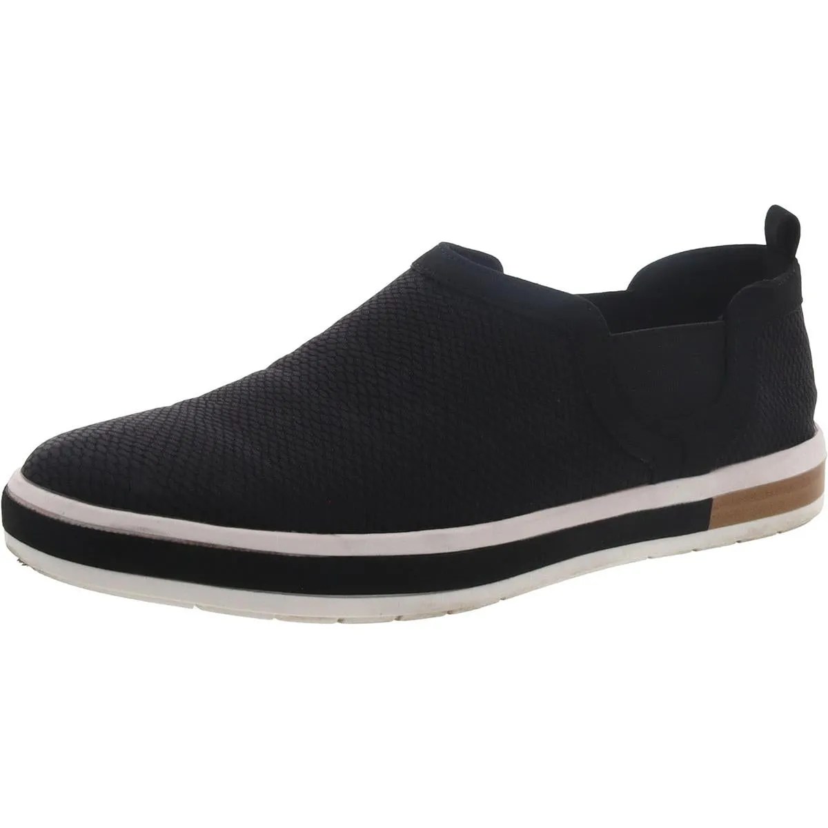 Wrenley Womens Faux Leather Casual Flat Shoes