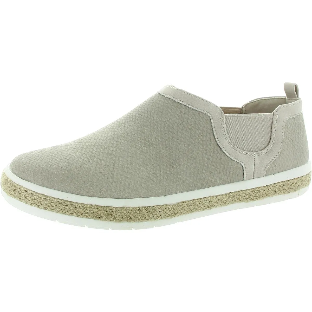 Wrenley Womens Faux Leather Casual Flat Shoes