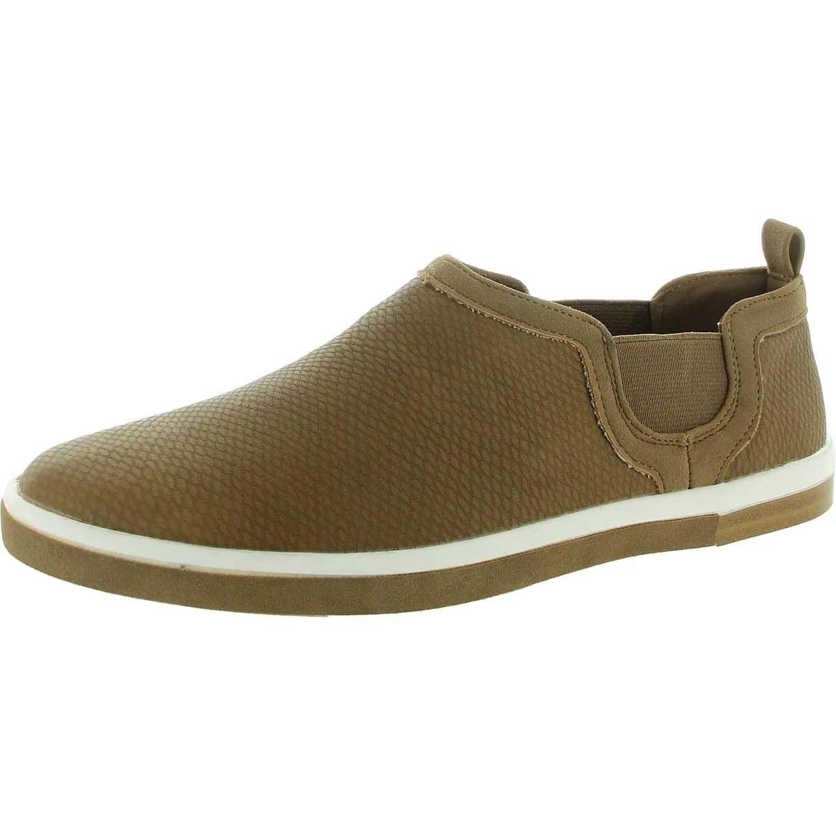 Wrenley Womens Faux Leather Casual Flat Shoes