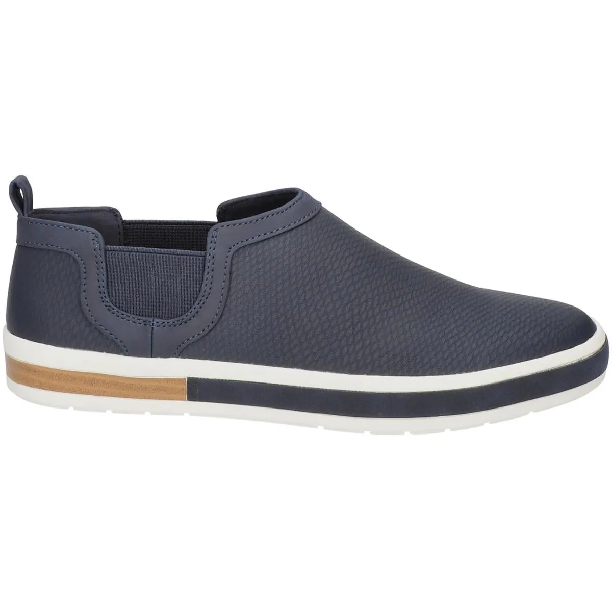 Wrenley Womens Faux Leather Casual Flat Shoes