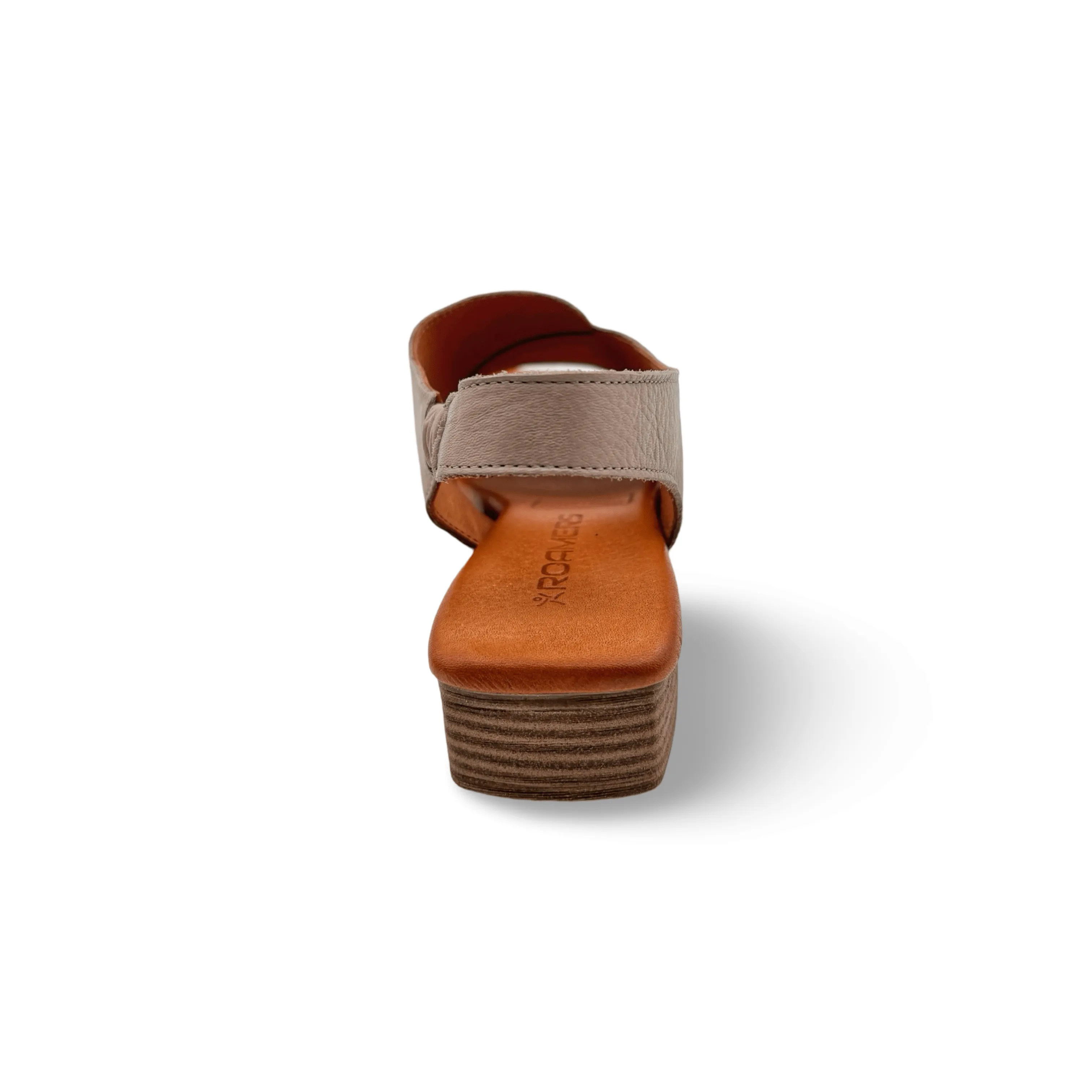 Xena Silver Grey Leather Sandal