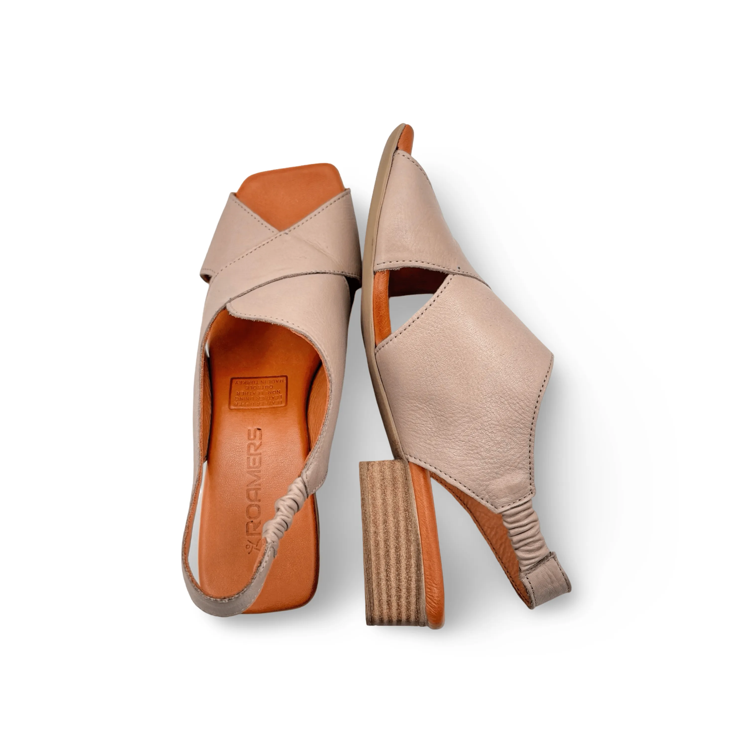 Xena Silver Grey Leather Sandal